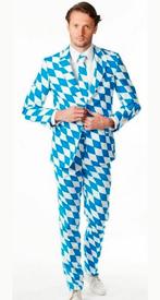 Beieren pak Oktoberfest Kostuum Mt 48 opposuits the bavarian, Ophalen of Verzenden, Zo goed als nieuw