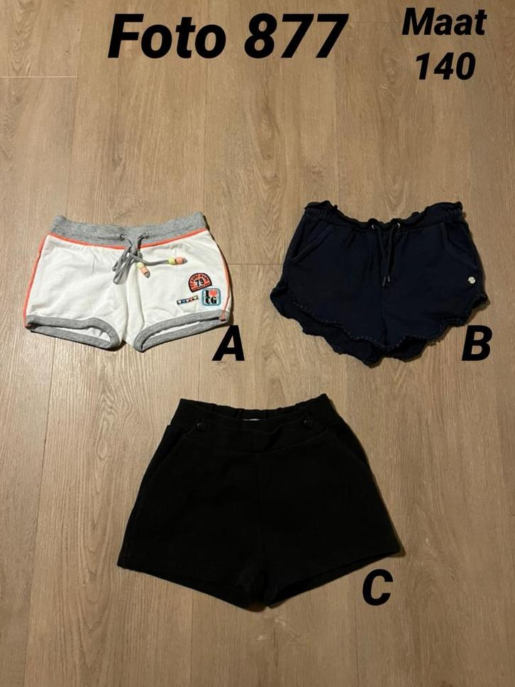 Shirt meisje maat 140 korte broek broekje *foto 877*, Kinderen en Baby's, Kinderkleding | Maat 140, Zo goed als nieuw, Meisje