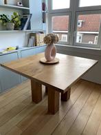 Square Wooden Dining table, Huis en Inrichting, Tafels | Eettafels, Ophalen, Vierkant, Kersenhout, Zo goed als nieuw