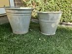 2 Zinken emmers, Ophalen, Gebruikt, Minder dan 30 cm, Minder dan 60 cm