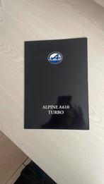 Alpine A610 folder glans druk nieuw 1992, Boeken, Ophalen of Verzenden, Zo goed als nieuw, Renault