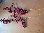 Rode bessen. Cranberry,  siertakken, Ophalen of Verzenden, Zo goed als nieuw