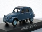 Citroen 2CV AZL 1960 blauw Norev 1:43, Ophalen of Verzenden, Nieuw, Auto, Norev
