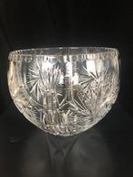 Grote kristallen Bowl, Huis en Inrichting, Overige kleuren, Ophalen of Verzenden, Minder dan 50 cm, Glas