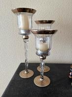 Windlichten, stolpen, karaf, vazen en glazen, Ophalen, Overige kleuren, Minder dan 50 cm, Glas