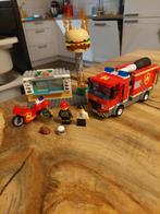 Lego city brand bij het hamburgerrestaurant 60214, Ophalen of Verzenden, Zo goed als nieuw