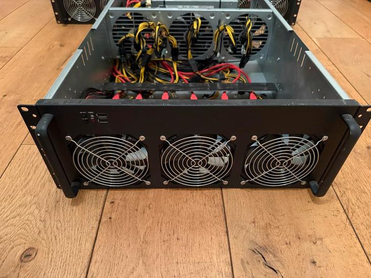 4U Rack GPU Rig - LLM Ready (per stuk), Computers en Software, Servers, Gebruikt, 2 tot 3 Ghz, 32 GB, Hot swappable onderdelen