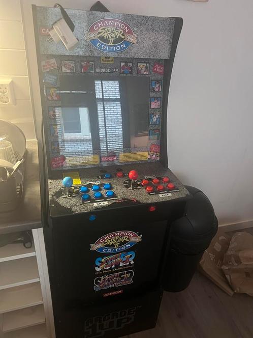 Custom Arcadekast - Street Fighter II - 8000+ spellen, Verzamelen, Automaten | Gokkasten en Fruitautomaten, Gebruikt, Ophalen