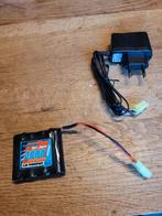 4.8v 2000 ni-mh batterij plus lader, Hobby en Vrije tijd, Ophalen of Verzenden, Nieuw, Elektro
