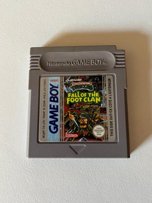 TMNT computerspel Fall of the Foot Clan GameBoy classic, Spelcomputers en Games, Games | Nintendo Game Boy, Gebruikt, Avontuur en Actie