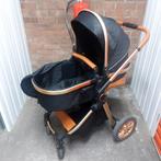 MOOIE ZWART MET GOUDEN KINDERWAGEN, Ophalen, Zo goed als nieuw, Overige merken