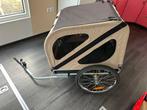 Hondenfietskar - veilige aanhanger, Fietsen en Brommers, Fietsaccessoires | Aanhangers en Karren, Ophalen, Gebruikt, Vering, 20 tot 40 kg