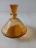Art Deco amberkleurig parfumflesje, Antiek en Kunst, Ophalen of Verzenden