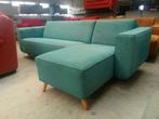 Blauwe loungebank - hoekbank 250x150cm