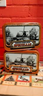 Vintage SRV gekruide Oudhollandse speculaas koekblikken., Verzamelen, Ophalen of Verzenden, Gebruikt, Koek(jes), Overige merken