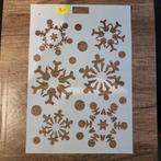 Sneeuwvlok Stencil A4, Ophalen of Verzenden, Zo goed als nieuw, Materiaal