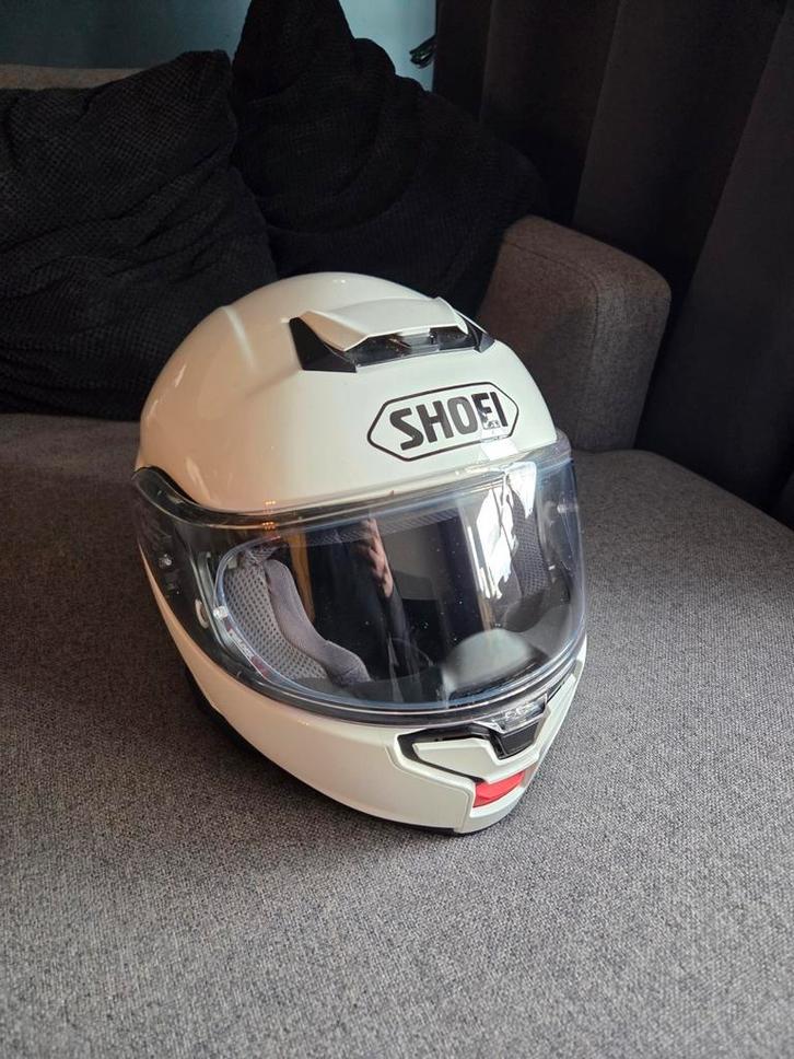 SHOEI Neotec 3 maat L (59-60 cm) - Sena SRL 3 Harman/Kardon, Motoren, Kleding | Motorhelmen, Systeemhelm, Shoei, Tweedehands, Ophalen of Verzenden