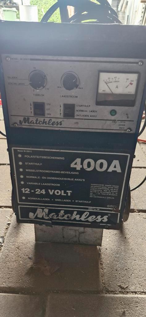 Matchless M-20012 Acculader 12-24V 400A, Auto diversen, Jumpstarters, Gebruikt, Ophalen of Verzenden