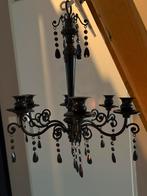 Metalen Kaarsenkandelaar met Kunststof Hangers, Ophalen of Verzenden, Gebruikt, Metaal