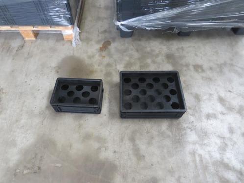 auer stapelbak stapelbakken kunststof krat stapelkrat 2 type, Doe-het-zelf en Verbouw, Kratten en Dozen, Zo goed als nieuw, Krat