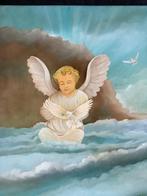 Schilderij olieverf, Antiek en Kunst, Kunst | Schilderijen | Klassiek, Ophalen of Verzenden