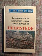 Geschiedenis straatnamen Heemstede, Boeken, Ophalen of Verzenden, 20e eeuw of later, Zo goed als nieuw