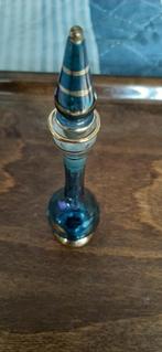 Zeer fraai glazen vintage parfum flesje met pipet., Ophalen of Verzenden, Zo goed als nieuw, Parfumfles