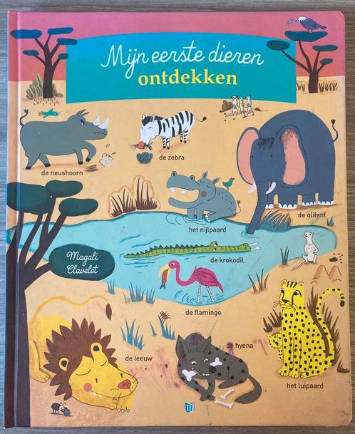 Mijn eerste dieren ontdekken ZOEKBOEK- Magali Clavelet, Boeken, Kinderboeken | Kleuters, Zo goed als nieuw, Ophalen of Verzenden