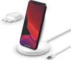 Belkin Boost Up Draadloze Oplader 15W Standaard Wit (Nieuw), Telecommunicatie, Mobiele telefoons | Telefoon-opladers, Nieuw, Apple iPhone