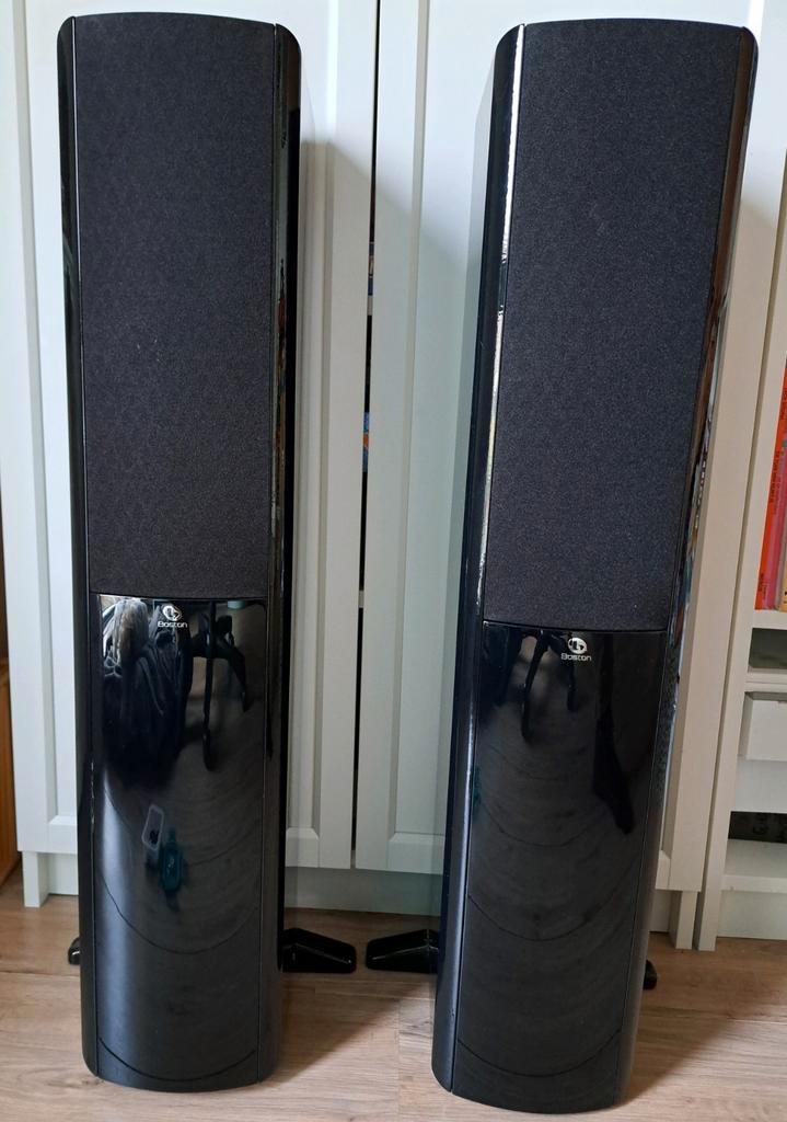Boston A250 speakerzuilen met Pioneer A209R versterker, Audio, Tv en Foto, Luidsprekers, Zo goed als nieuw, Front, Rear of Stereo speakers