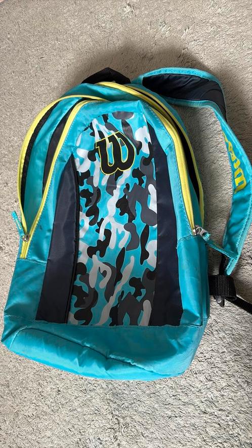 Wilson rackettas rugzak blauw junior goede staat, Sport en Fitness, Tennis, Zo goed als nieuw, Tas, Wilson, L00, Ophalen of Verzenden