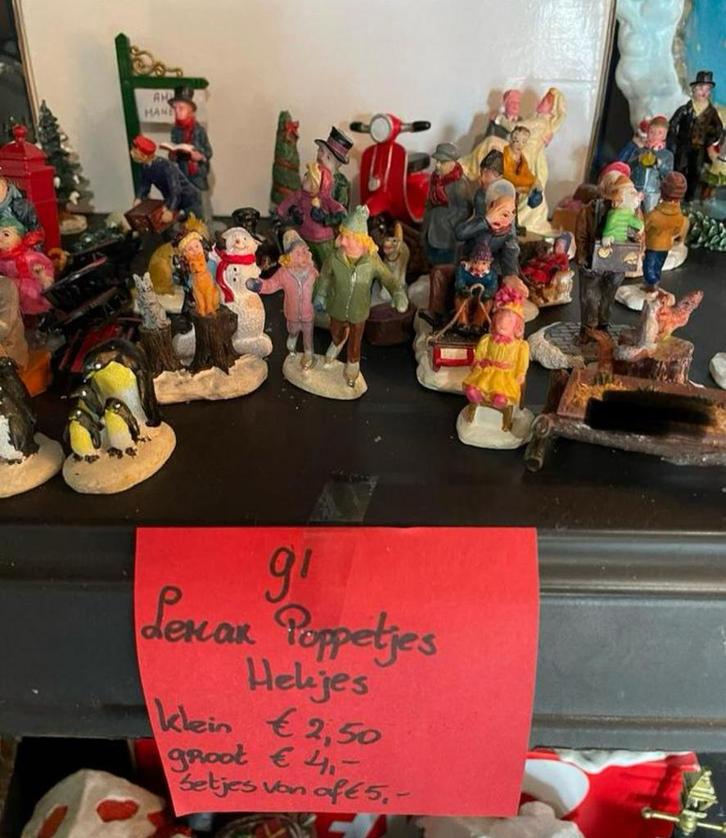 Kerstdorp. Lemax poppetjes beestjes, Diversen, Kerst, Ophalen