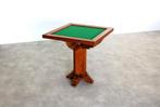 vintage speeltafel | tafel | pokertafel | jaren 70, Gebruikt, Vierkant, Ophalen of Verzenden, .