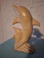 Marmeren Dolfijnen Beeld - 20 cm, Ophalen of Verzenden