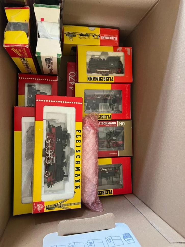 Zeer grote verzameling Roco Fleischmann loks Profi-rail, Hobby en Vrije tijd, Modeltreinen | H0, Zo goed als nieuw, Rails, Gelijkstroom