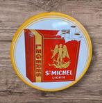 Emaille reclamebord Belgisch sigarettenmerk St. Michel., Reclamebord, Gebruikt, ., Ophalen of Verzenden