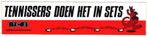 Sticker sport tennis BiFi - Tennissers doen het in sets, Verzenden, Zo goed als nieuw, Sport