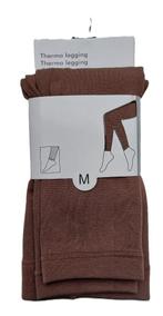 Te koop bruin thermo winter legging., Legging, Bruin, Maat 40/42 (M), Ophalen of Verzenden