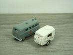 VW T1 Bulli mit Eriba Anhanger Rotes Kreuz - BUB 1:87, Duitsland, Auto, Verzenden, Zo goed als nieuw