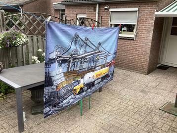 Grote bad handdoek van Shell beschikbaar voor biedingen