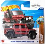 Hot Wheels '15 Land Rover Defender Double Cab, red, Ophalen, Nieuw, Auto