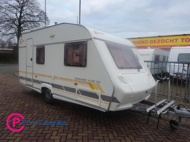 Delta Euroliner 4100 TSF NU 5999,- EURO!, Caravans en Kamperen, Caravans, Bedrijf, tot en met 4, 750 - 1000 kg, Delta, 6 tot 7 meter