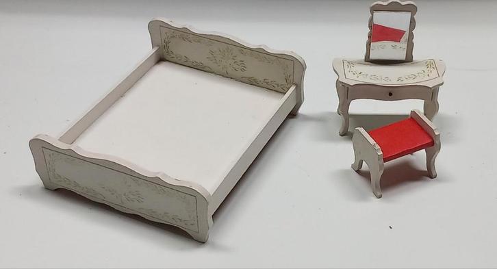 Lundby Lisa slaapkamer set, Kijk, Kies en Koop!, Verzamelen, Poppenhuizen en Toebehoren, Gebruikt, Gebruiksvoorwerp, Ophalen of Verzenden