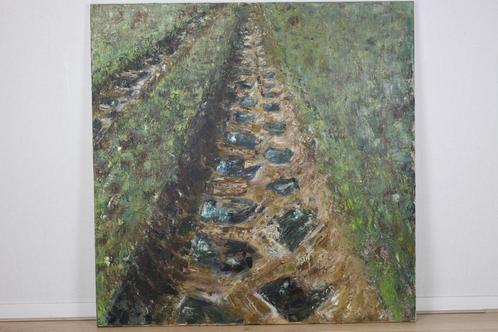 Modern schilderij impressionisme expressionisme vintage, Antiek en Kunst, Kunst | Schilderijen | Modern, Ophalen of Verzenden