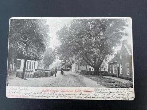 ansichtkaart van Oudeholtpade, kerkbuurt west, Wolvega., Verzamelen, Ansichtkaarten | Nederland, Voor 1920, Verzenden