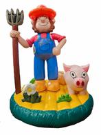 Te koop mooie nieuwe opblaasbare abraham boer 4 meter, Ophalen of Verzenden, Nieuw, Verjaardag