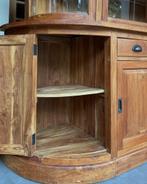 Ronde Buffetkast | Teak Winkelkast | Schoolkast #2231, Huis en Inrichting, Kasten | Buffetkasten, Niet ingevuld, Gebruikt, 200 cm of meer