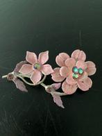 Roze bloem broche, Sieraden, Tassen en Uiterlijk, Broches, Ophalen of Verzenden, Zo goed als nieuw