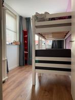 Stapelbed/ Hoogslaper met zitje, Ophalen, 85 tot 100 cm, Gebruikt, Hoogslaper of Stapelbed