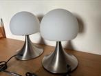 Set Vintage mushroom lampen touch. Retro paddestoel bedlamp., Ophalen of Verzenden, Zo goed als nieuw, Minder dan 50 cm